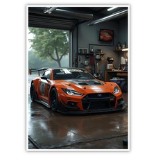 Fahrzeug Auto A4 Kunstdruck