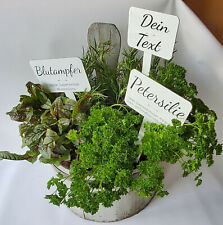 Kräuterschild XL Pflanzenschild Pflanzenstecker Beet