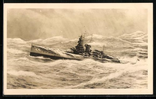 Panzerschiff der - ak,