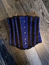 Dunkel Blaues Mieder  /Korsett Mera Luna Festival