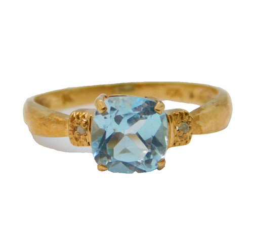 Eleganter ring gelbgold - ring,