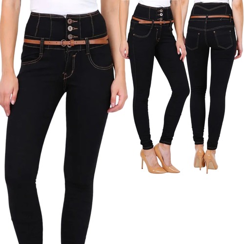 Damen high waist röhrenjeans - damen,