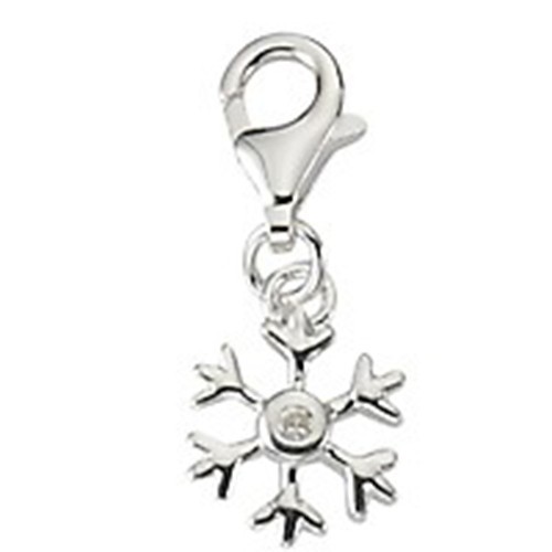 Lucky life schneeflocke charm - schneeflocke,
