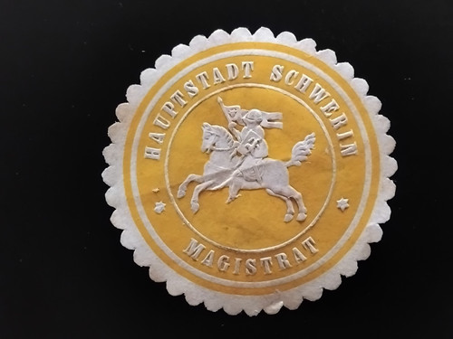 Siegelmarke hauptstadt - siegelmarke,