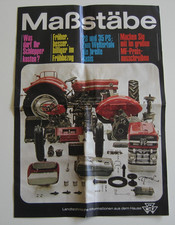 Prospekt Massey-Ferguson Reklame Werbung Traktor Schlepper Mähdrescher 1967