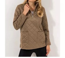 JERYMOOD HOMEWEAR Troyer, 1/1-Arm Stehkragen kurzer Reißverschluss gr:XXL SI