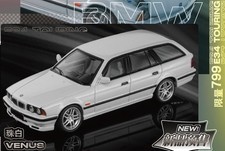 BMW E34 Touring  - white - MORTAL 1:64