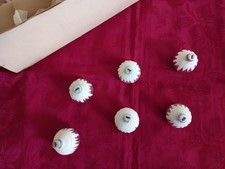 6 alte silber weiße DDR