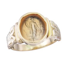 Signet Ring Colour Stone