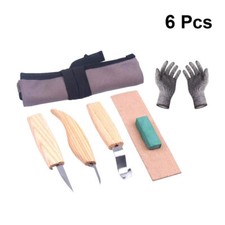 6 Teiliges Schnitzmesser Set Holz Schnitzwerkzeug Für Holz Schnitzset Wood Carv