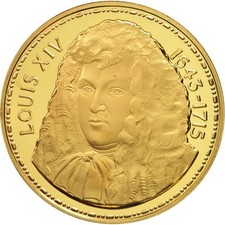 [#417132] Frankreich, Medal, Louis XIV, History, STGL, Vermeil