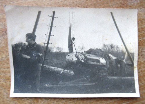 Altes foto flugzeug bergung - bergung, /
