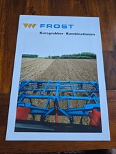 GERHARD FROST Kurzgrubber Traktor Schlepper Prospekt Brochure e