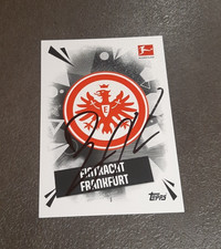 MATCH ATTAX CARD  25/26 2025/2026 WAPPEN TOPPMÖLLER FRANKFURT ORIGINAL SIGNIERT