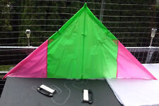 Lenkdrachen Drachen pink neongrün Zweileiner Spannweite 125 cm Flugdrachen Sport