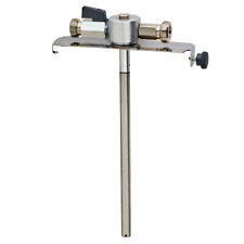 5l Dosen Adapter aus Edelstahl mit Absperrhahn 5/8" Bier & 3/4" Co² Ausgang