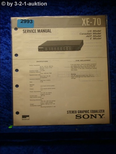 Sony service manual - sony,