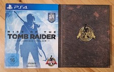 Rise of the Tomb Raider 20 jähriges Jubiläum + Buch - PS4 - Sony PlayStation 4 ⚡