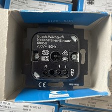 8x Busch-Jaeger 6805U Busch Wächter 10Nebenstellen-Einsatz UP Neu