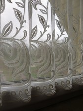 Scheibengardine edle in creme