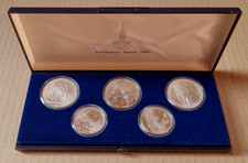 Sowjetunion Olympiade Moskau 1980, Ausgabe 1979, 2x5 + 3x10 Rubel