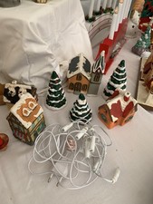 Weihnachtsdorf Winterdorf Beleuchtetes Dorf 1