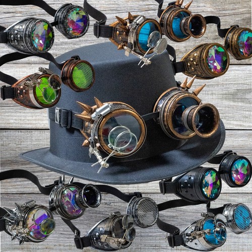 Steampunk zylinder brille - steampunk, &