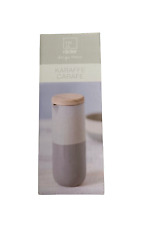 Räder Design Karaffe klein mit Akazienholz Deckel teilglasiert für Öl Dressing