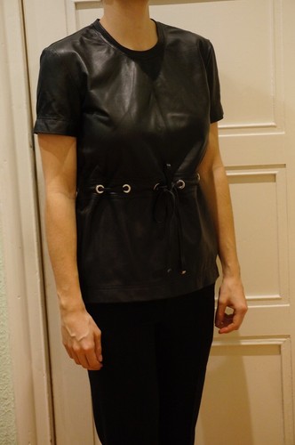 Diesel black gold leder - gold,