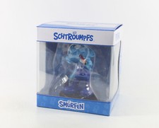 Schlumpf Schlümpfe === Handwerker Kunstharz Figur Fa. Puppy in OVP Blue Resin