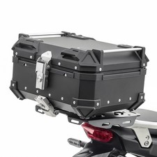 Motorrad Alu Top Case Bagtecs XB22 Aluminium 22 Liter schwarz gebraucht