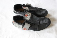 SIDI Rennradschuhe Fahrrad Schuhe Retro Größe 38 schwarz  Adapterplatte