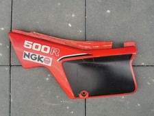 Honda XL 500 R PD02 1982 - Seitendeckel Verkleidung Cover links Rot