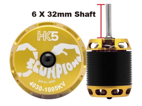 Scorpion hk5 4030 1005kv motor - scorpion,