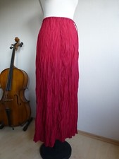 Gudrun Sjöden Maxi-Crinkle Rock mit Seide, Gr. M/L, Rot.