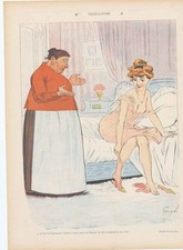 Original alter antiker Druck