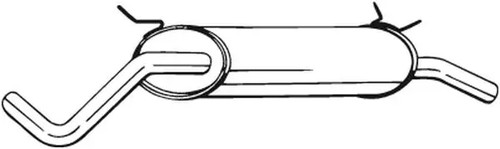 Endschalldämpfer 200 229 - endschalldämpfer, 200-229