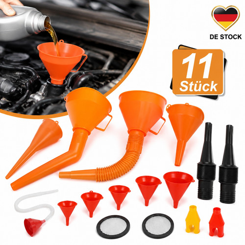 11x einfülltrichter set - einfülltrichter,