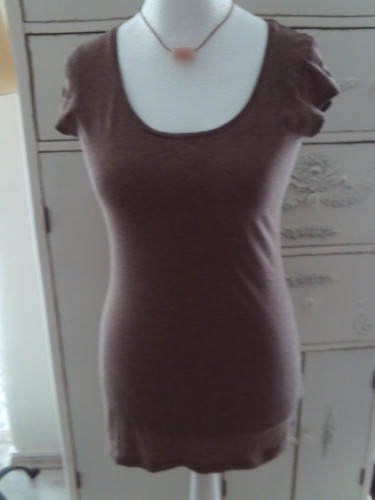 Divided shirt braun lang - h&m,