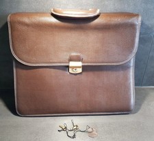 Aktentasche Echtleder Herren Braun Neuwertig