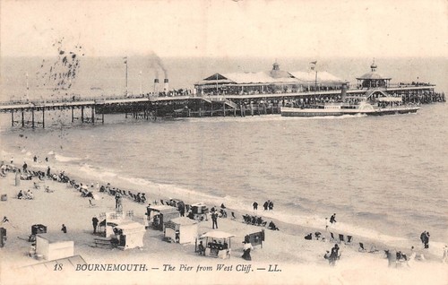 Postkarte bournemouth der pier - der,