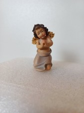 Betender Engel, königliche Krippe (14 cm), Grödner Schnitz, ohne Sockel, bemalt