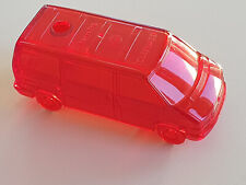 Caravelle T4 Massstab 1:40 Stifthalter VW Recycling rot transparent