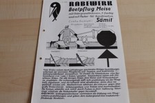 144542) Rabewerk Beetpflug Meise Sämit Prospekt 196?