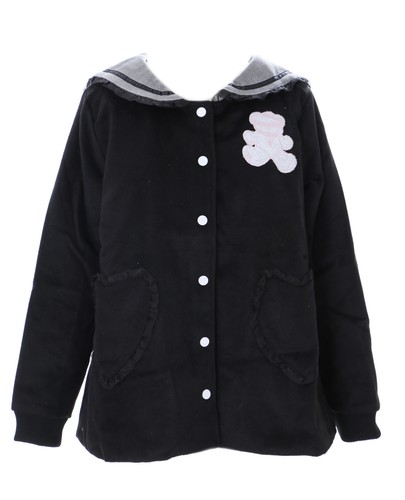 Schwarz sailor teddy - schwarz,