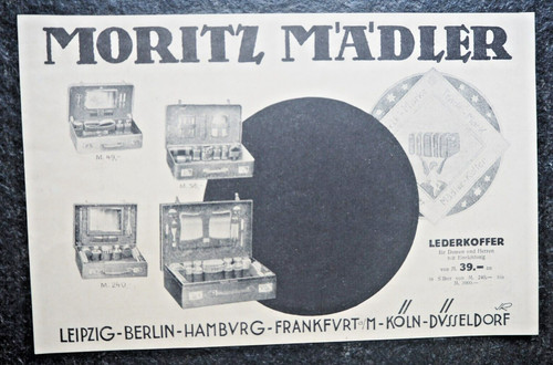 Mädler lederkoffer mit - lederkoffer,