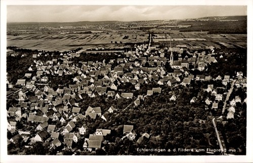 Echterdingen auf den - ak,