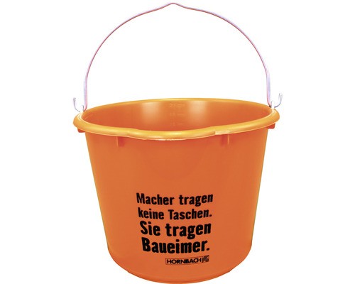 Profi baueimer robust - robust, orange