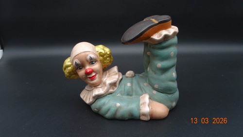 Clown figur keramik gebraucht - figur,