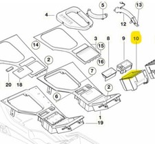 51 16 8 159 698 Mittelkonsole